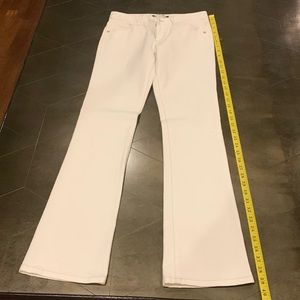 Classic white jeans - never worn!  Size 2 Petit with 39” L.